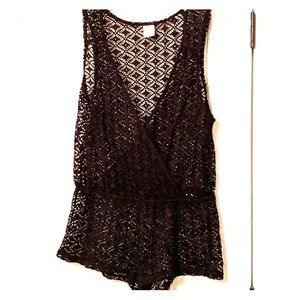 Xhilaration Women’s Large Romper Coverup